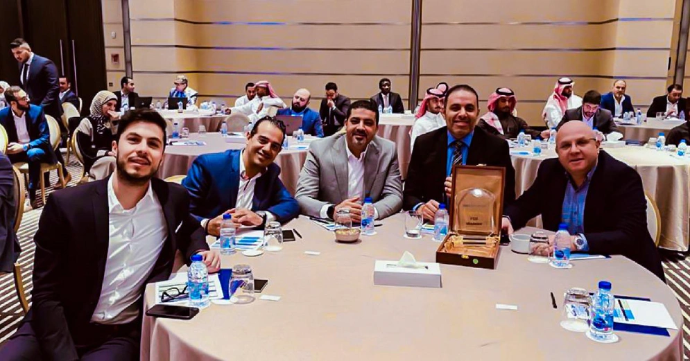 The Mindware Saudi team and their award at the Dell event Photo credit: Mindware
