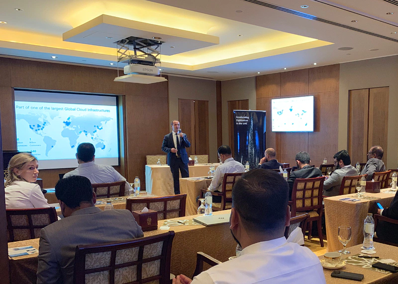 Necip Ozyucel, Regional Director – Commercial Partners, Channel, SMEs Microsoft Gulf – provided a deep dive session on how to enable, migrate and innovate to Microsoft’s Azure Cloud