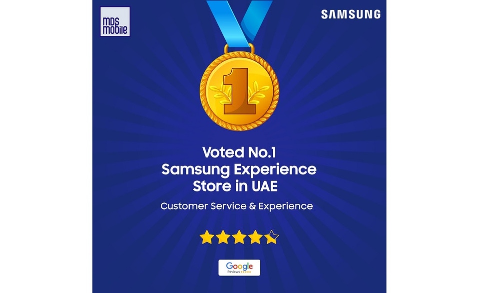 An important vote of confidence in excellence - MDS Mobile are number one Samsung Experience Store in the UAE Photo credit: MDS Mobile