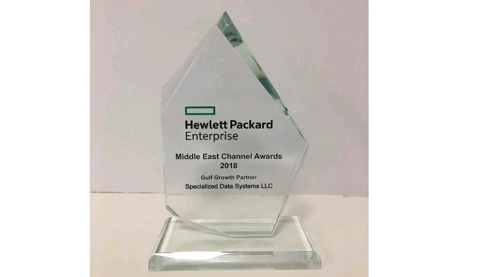 Specialized Data Systems (SDS Oman) has received the Gulf Growth Partner award from Hewlett Packard Enterprise