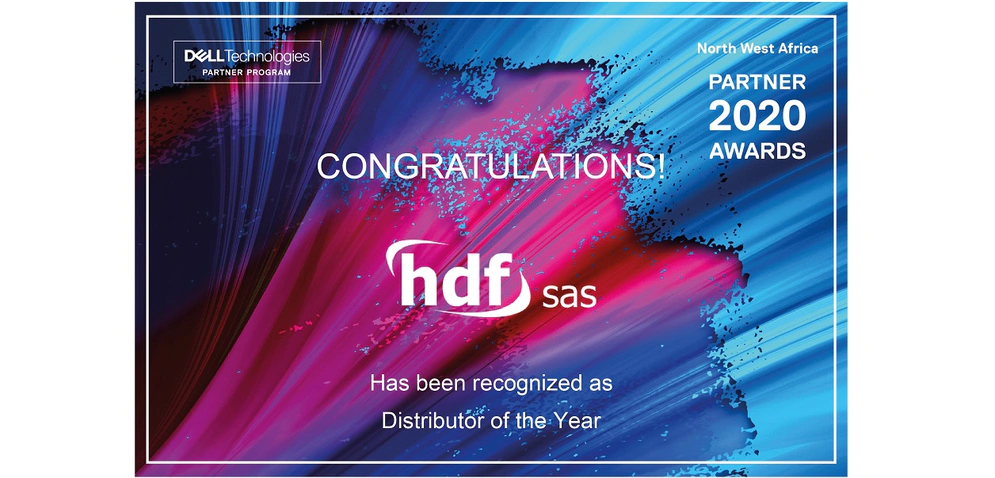 A year of growth and achievement has been recognised with this major industry award for HDF SAS. Photo credit: Dell Technologies