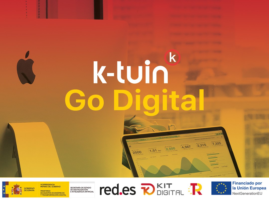 Digital graphic with the words K-tuin Go Digital