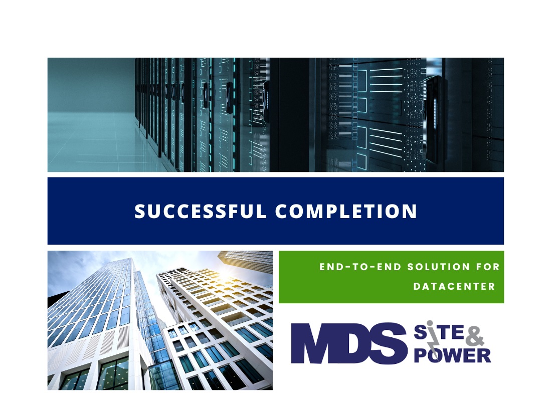 graphique numérique avec le logo MDS Site & Power